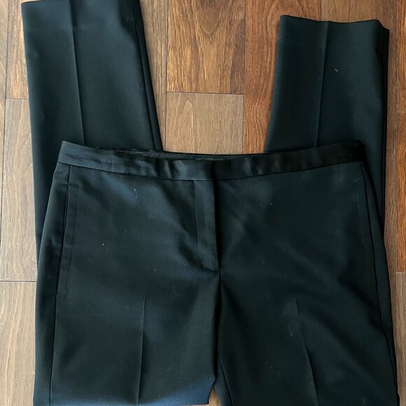 Theory Wool Tux Pant Black Size 8 - Picture 2 of 4